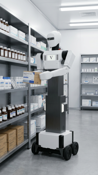Humanoid deployed in Pharmaceutical