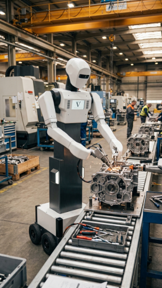 Humanoid deployed in Manufacturing